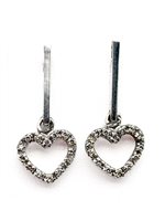 Orecchini Gioielleria Dossena  Donna Orecchini in oro pendenti in Oro bianco Diamante OROR-21-253